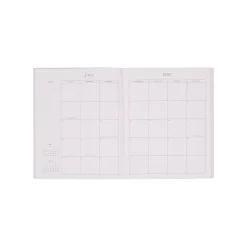 Organized by Happy Planner 12-Month Monthly/Weekly Classic Book Bound Soft Planner, 7-3/4