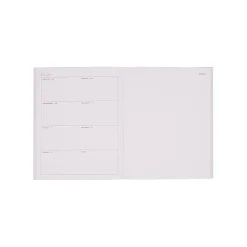 Organized by Happy Planner 12-Month Monthly/Weekly Classic Book Bound Soft Planner, 7-3/4