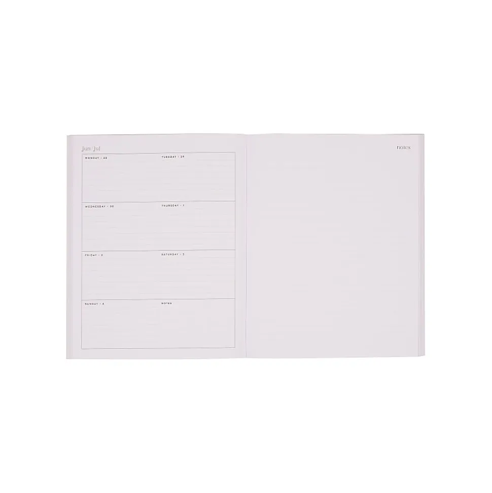 Organized by Happy Planner 12-Month Monthly/Weekly Classic Book Bound Soft Planner, 7-3/4" x 9-3/4", Strawberry, July 2026 - June 2027, Total Qty 1