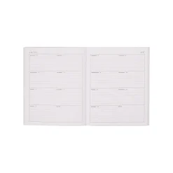 Organized by Happy Planner 12-Month Monthly/Weekly Classic Book Bound Soft Planner, 7-3/4