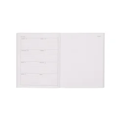 Organized by Happy Planner 12-Month Monthly/Weekly Classic Book Bound Soft Planner, 7-3/4