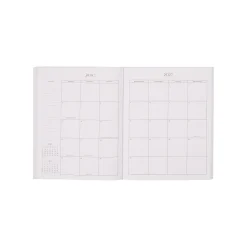 Organized by Happy Planner 12-Month Monthly/Weekly Classic Book Bound Soft Planner, 7-3/4