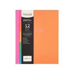 Organized by Happy Planner 12-Month Monthly/Weekly Classic Book Bound Soft Planner, 7-3/4