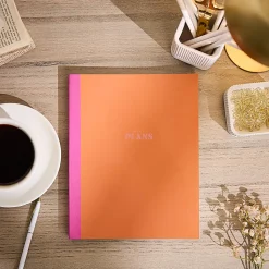 Organized by Happy Planner 12-Month Monthly/Weekly Classic Book Bound Soft Planner, 7-3/4
