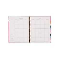 Organized by Happy Planner 12-Month Monthly/Weekly Big Twin Loop Planner, 8-1/2" x 11", Color Form Play, July 2026 - June 2027, Total Qty 1