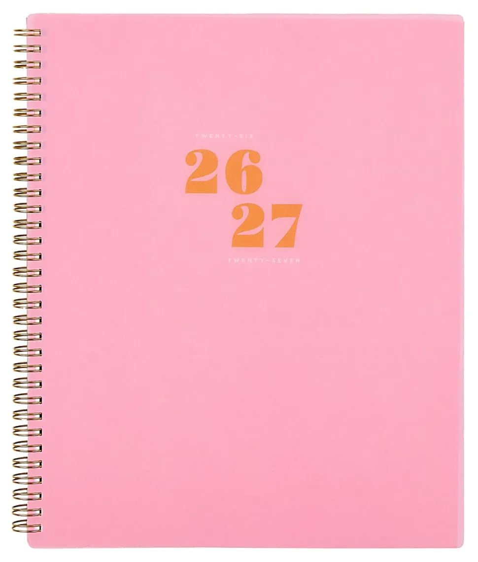 Organized by Happy Planner 12-Month Monthly/Weekly Big Twin Loop Planner, 8-1/2" x 11", Color Form Play, July 2026 - June 2027, Total Qty 1