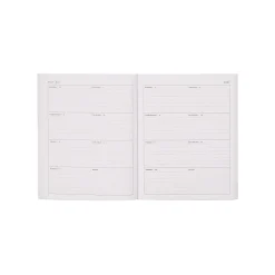 Organized by Happy Planner 12-Month Monthly/Weekly Classic Book Bound Soft Planner, 7-3/4" x 9-3/4", Blue, July 2026-June 2027, Total Qty 1