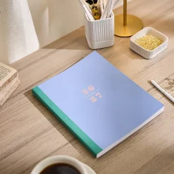 Organized by Happy Planner 12-Month Monthly/Weekly Classic Book Bound Soft Planner, 7-3/4