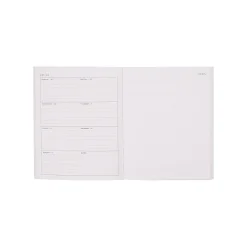 Organized by Happy Planner 12-Month Monthly/Weekly Classic Book Bound Soft Planner, 7-3/4