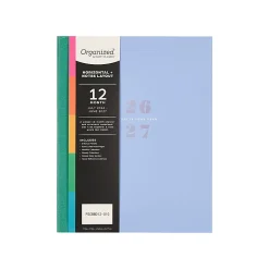 Organized by Happy Planner 12-Month Monthly/Weekly Classic Book Bound Soft Planner, 7-3/4