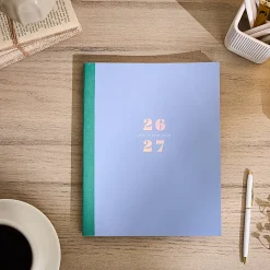 Organized by Happy Planner 12-Month Monthly/Weekly Classic Book Bound Soft Planner, 7-3/4