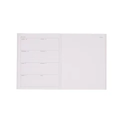 Organized by Happy Planner 12-Month Monthly/Weekly Classic Book Bound Soft Planner, 7-3/4