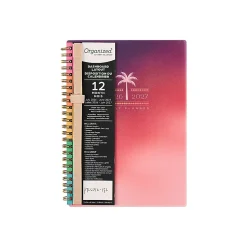 Organized by Happy Planner 12-Month Monthly/Weekly Small Twin Loop Planner, 5-1/2