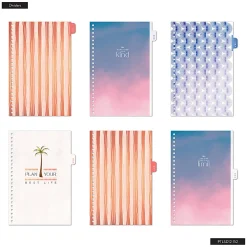 Organized by Happy Planner 12-Month Monthly/Weekly Small Twin Loop Planner, 5-1/2