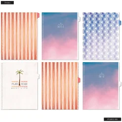Organized by Happy Planner 12-Month Monthly/Weekly Big Twin Loop Planner, 8-1/2