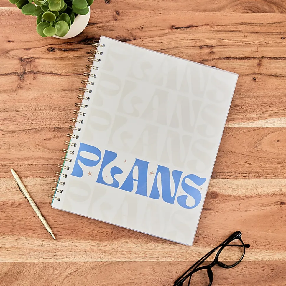 Organized by Happy Planner 12-Month Monthly/Weekly Big Happy Planner, 8-1/2" x 11", Tropical Blues, Undated, PTLBU-001SB