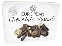 Original Gourmet European Cookies With Tin, 17.6 Oz