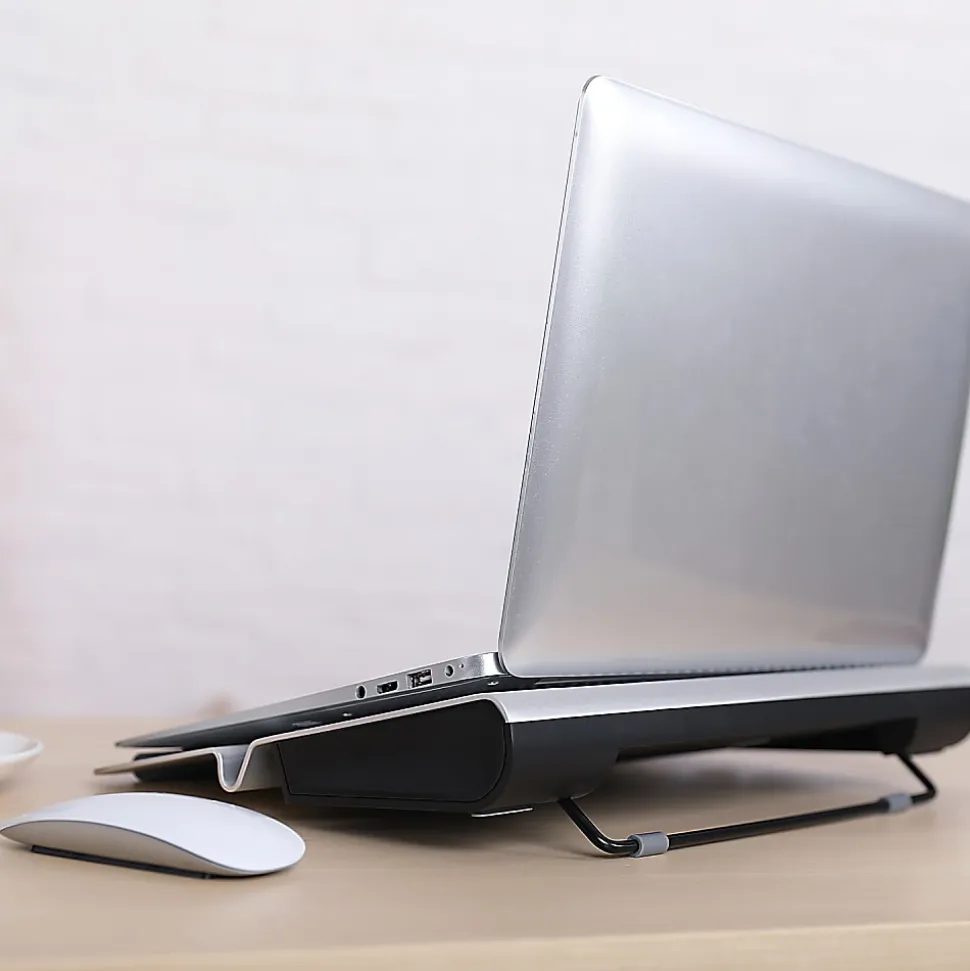OTM Essentials Large Laptop Riser Stand, 1-13/16"H x 10-1/4"W x 10-1/4"D