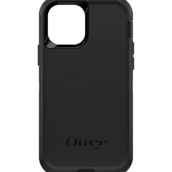 OtterBox Defender Rugged Carrying Case Holster Apple iPhone 12, iPhone 12 Pro Smartphone - Black