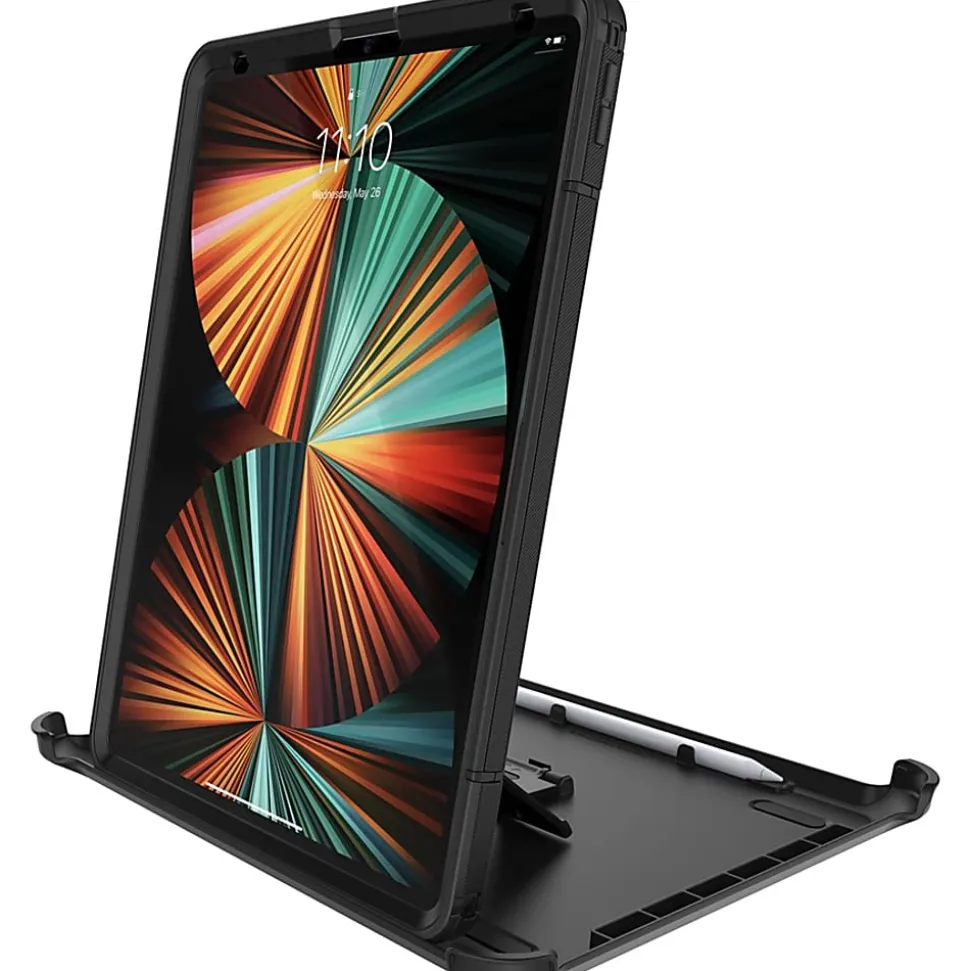 OtterBox Defender Series Case For Apple iPad® Pro 3rd Gen, iPad® Pro 4th Gen, iPad® Pro 5th Gen, Apple Pencil, Black