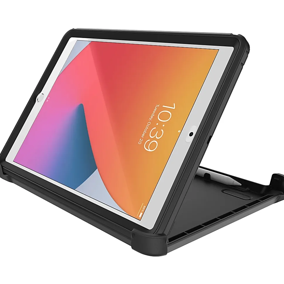 OtterBox Defender Series Case for iPad (8TH Gen)/iPad (7TH Gen) - For Apple iPad (7th Generation), iPad (8th Generation) Tablet - Black