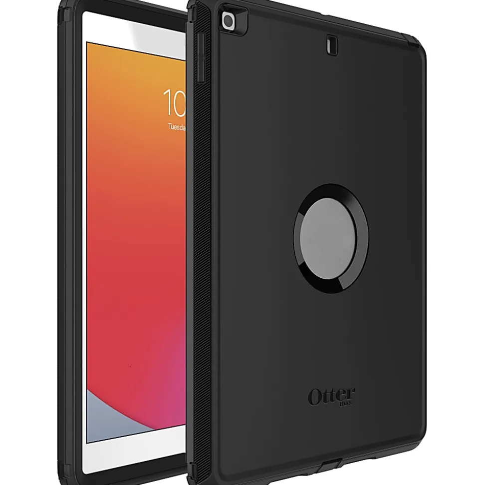 OtterBox Defender Series Case for iPad (8TH Gen)/iPad (7TH Gen) - For Apple iPad (7th Generation), iPad (8th Generation) Tablet - Black