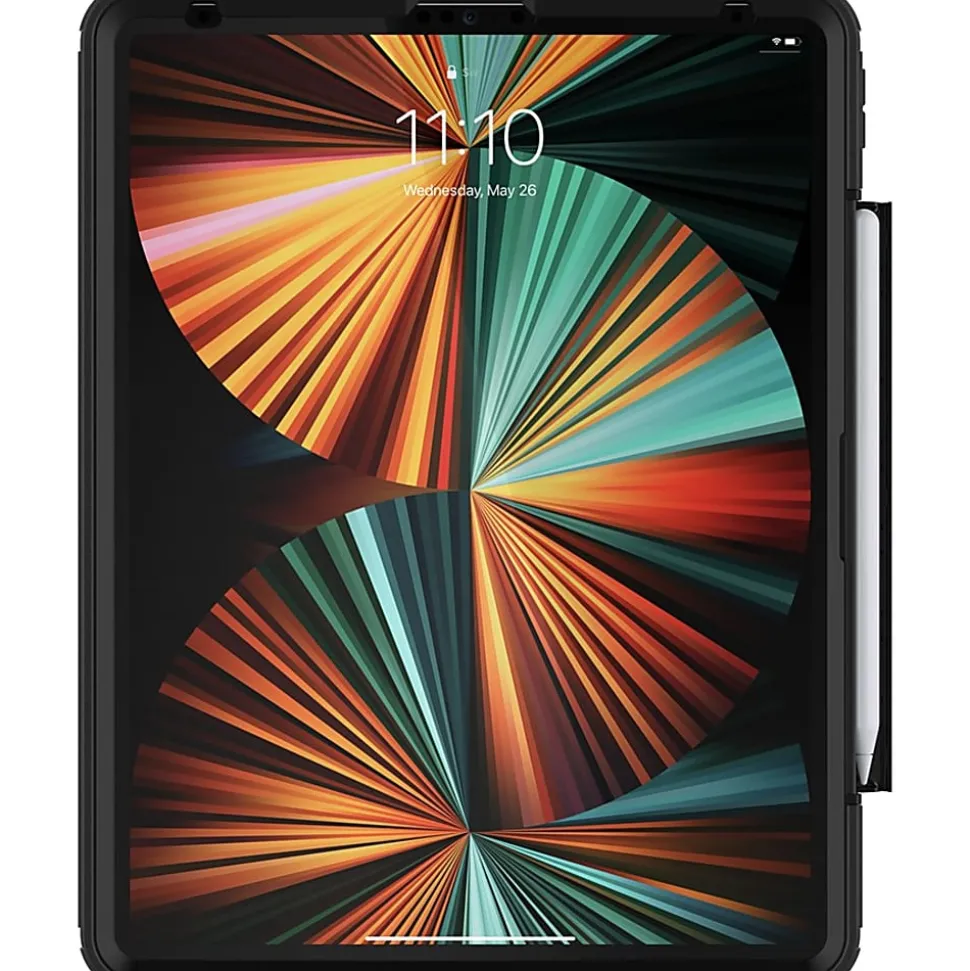OtterBox Defender Series Pro Rugged Carrying Case Holster For 12.9" Apple iPad® Pro 5th Gen, iPad® Pro 4th Gen, iPad® Pro 3rd Gen Tablet, Black