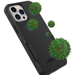 OtterBox iPhone 13 Pro Max Commuter Series Antimicrobial Case - For Apple iPhone 13 Pro Max, iPhone 12 Pro Max Smartphone - Black