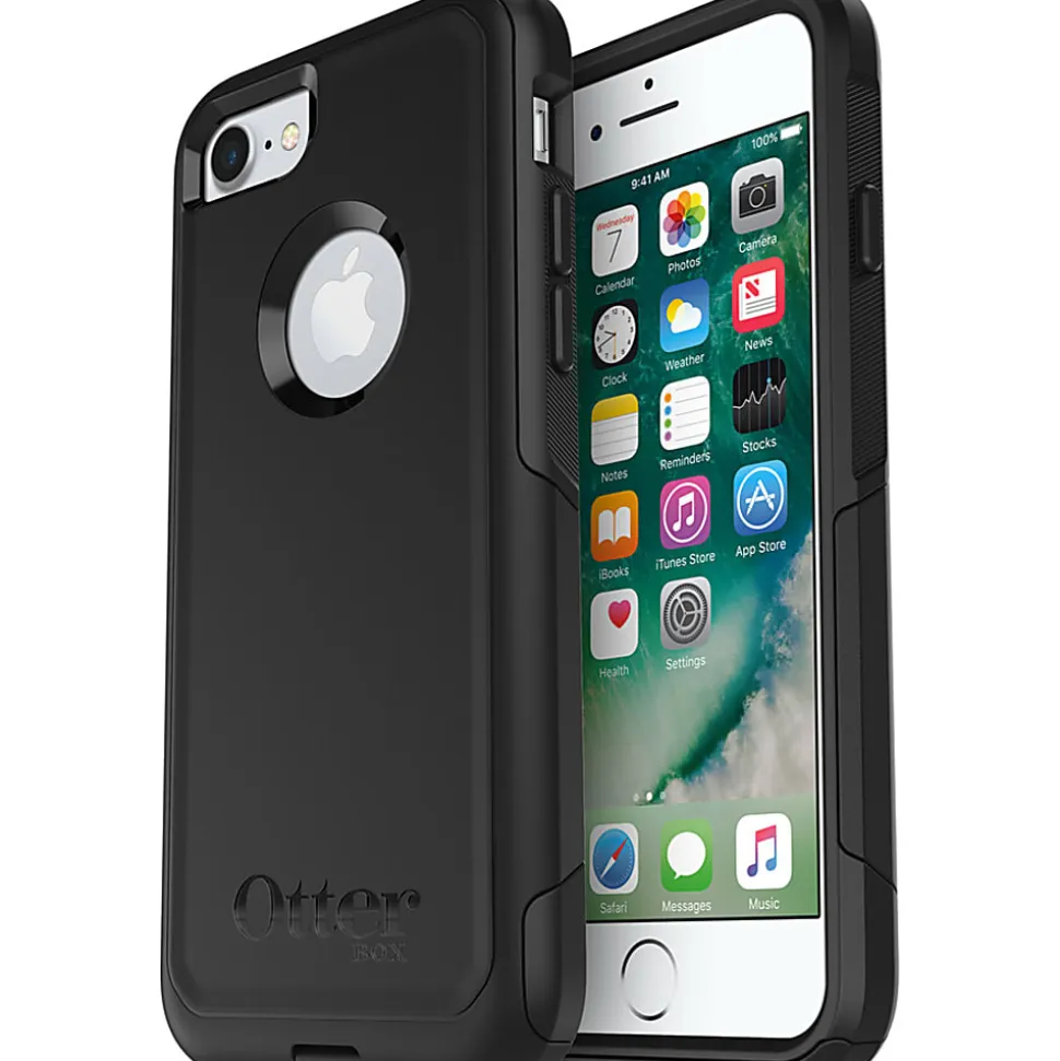 OtterBox iPhone SE (3rd and 2nd Gen) and iPhone 8/7 Commuter Series Case, Black