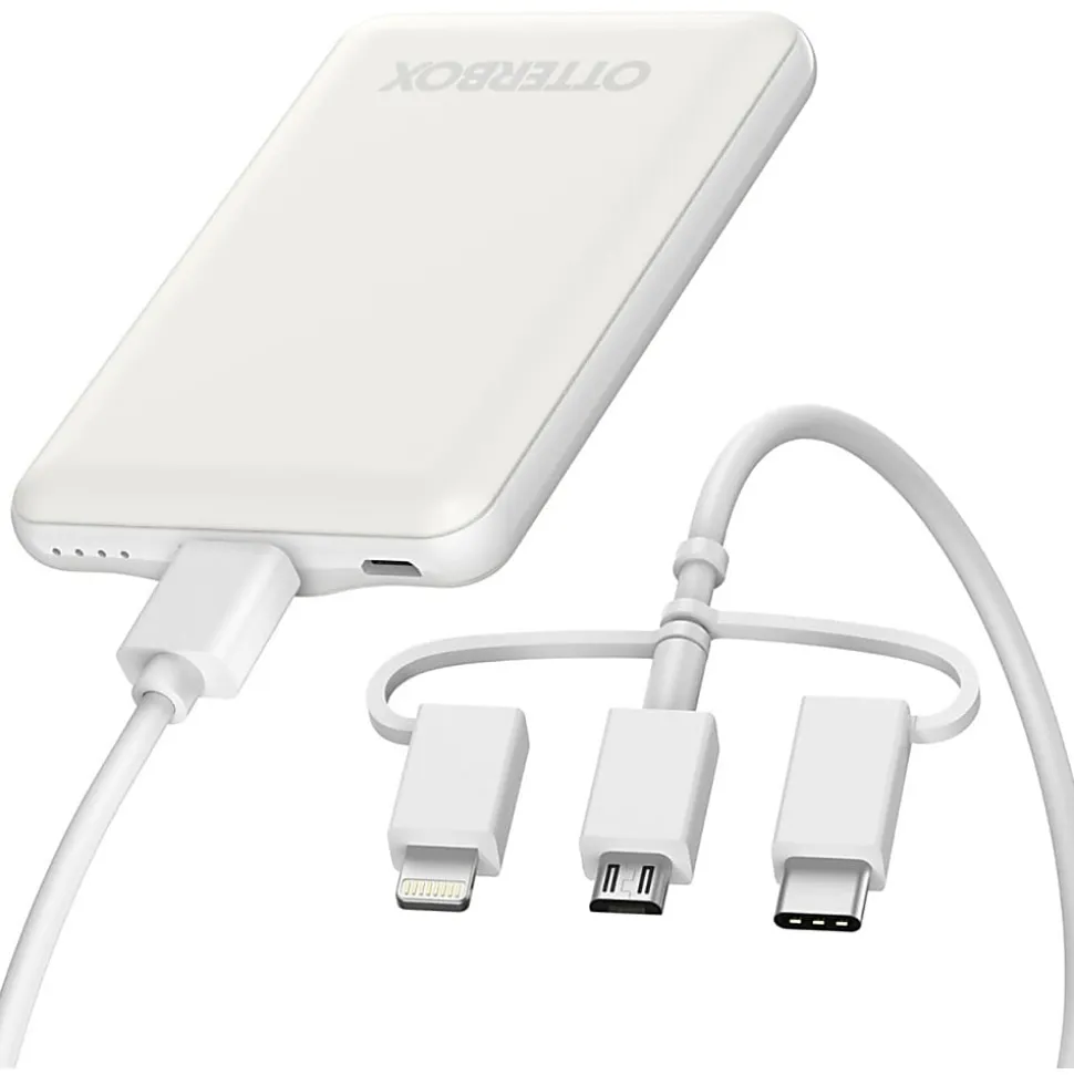 OtterBox Mobile Charging Kit Standard 5,000 mAH 3-in-1 Cable - - 7880836