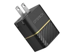 OtterBox Wall Charger - Power adapter - 20 watt - 3 A - PD 3.0, USB BC 1.2 (USB-C) - on cable: USB-C - black shimmer