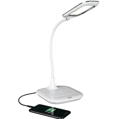 OttLite® Prevention LED Desk Lamp With Wireless Charging, 19-1/2