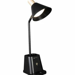 OttLite® Wellness Series Merge LED Desk Lamp With Wireless Charging, 18-1/4