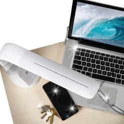 OttLiteĀ® Wellness SeriesĀ® Purify LED Sanitizing Desk Lamp With Wireless Charging