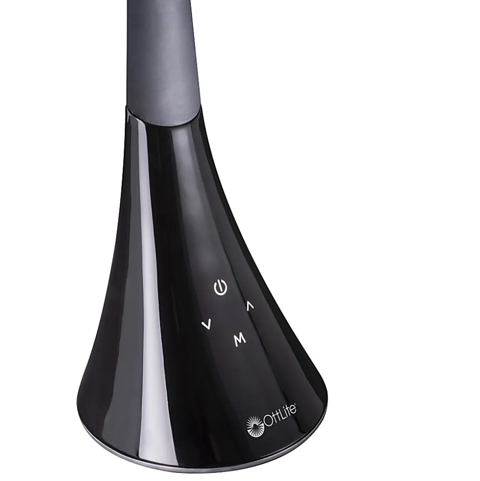OttLite® Wellness Series® Swerve LED Desk Lamp, black