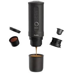 OutIn® Nano 3-Cup Portable Electric Espresso Machine, Space Gray