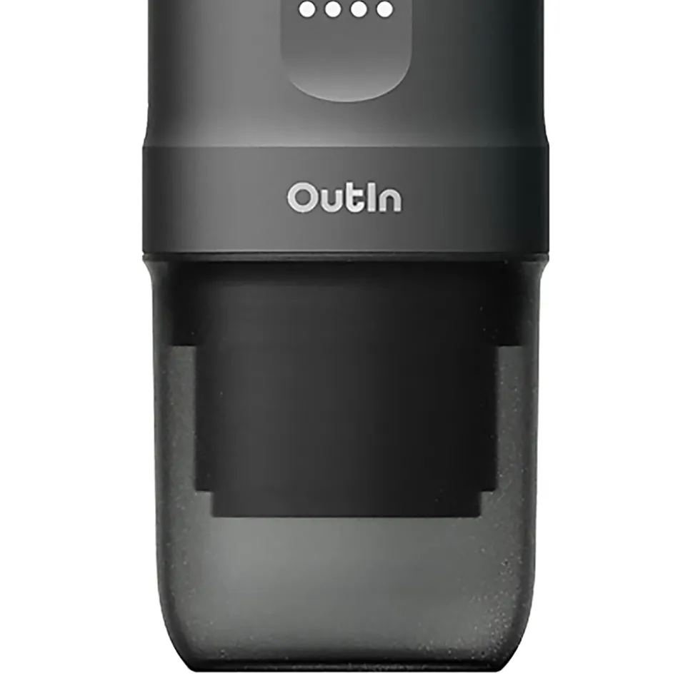OutIn® Nano 3-Cup Portable Electric Espresso Machine, Space Gray