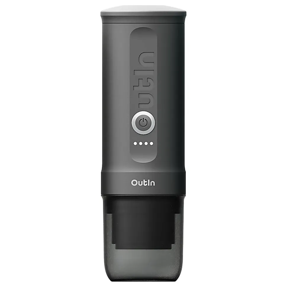 OutIn® Nano 3-Cup Portable Electric Espresso Machine, Space Gray