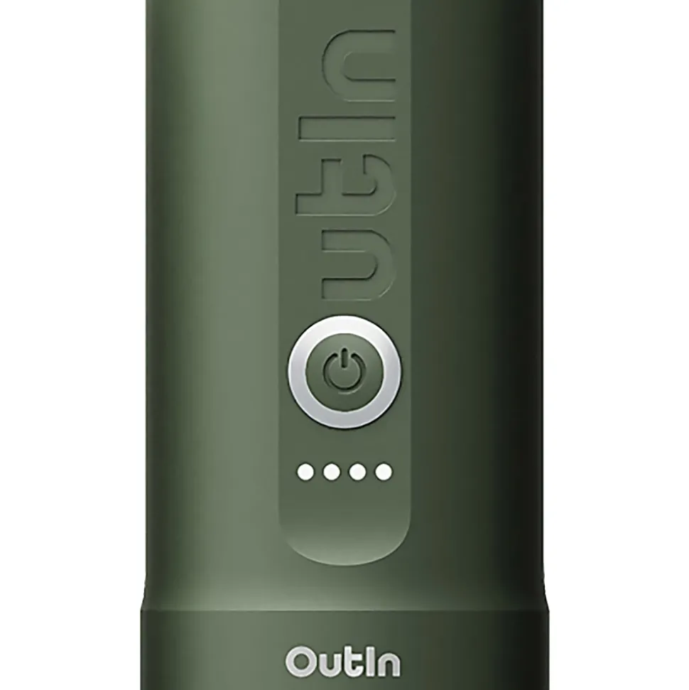 OutIn® Nano 3-Cup Portable Electric Espresso Machine, Forest Green