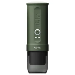 OutIn® Nano 3-Cup Portable Electric Espresso Machine, Forest Green