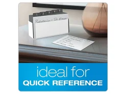 Oxford® at Hand Note Card Organizer, Charcoal