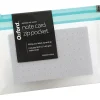 Oxford® At Hand Note Card Zip Pocket, Shoreline Blue