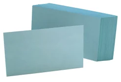 Oxford® Color Index Cards, Unruled, 3" x 5", Blue, Pack Of 100