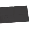 Oxford Poly 2-Pocket Portfolios, Black, Pack Of 25 Portfolios