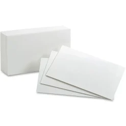 Oxford Printable Index Card - White - 4" x 6" - 85 lb Basis Weight - 500 / Bundle