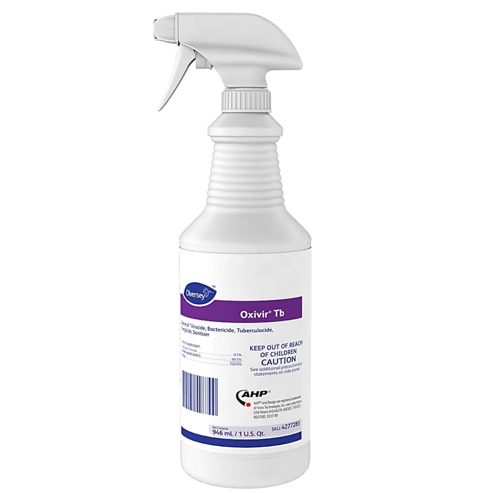 Oxivir TB Disinfectant Spray, Clean Scent, 32 Oz, Case Of 12