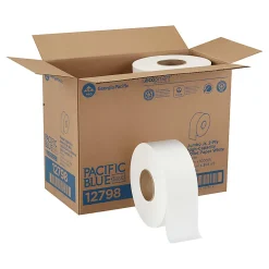 Pacific Blue Basicâ„¢ by GP PRO Jumbo Jr. 2-Ply High-Capacity Toilet Paper, Pack Of 8 Rolls