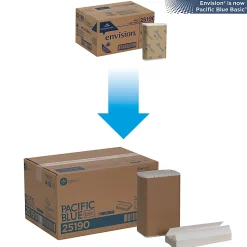 Pacific Blue Basic® by GP PRO, 1-Ply, C-Fold Paper Towels, 10.1