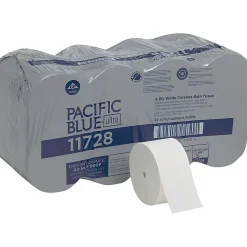 Pacific Blue by GP PRO, 2 Ply, 4.05x3.25, 100% Recycled, White, 1700 Sheets, 24 Rolls per Case
