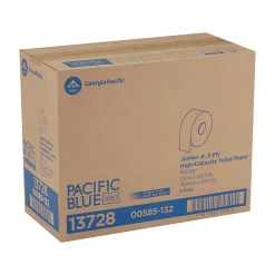 Pacific Blue Select™ by GP PRO Jumbo Jr. 2-Ply Toilet Paper, Pack Of 8 Rolls